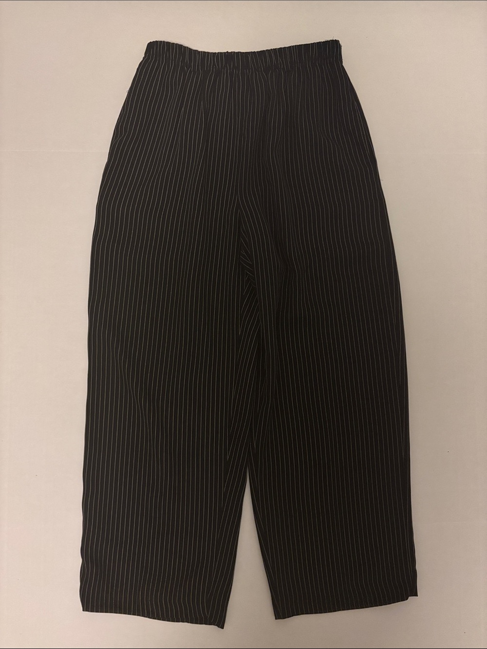 Lizsport Women’s Pinstripe Wide Leg Fully Lined Pants Size S